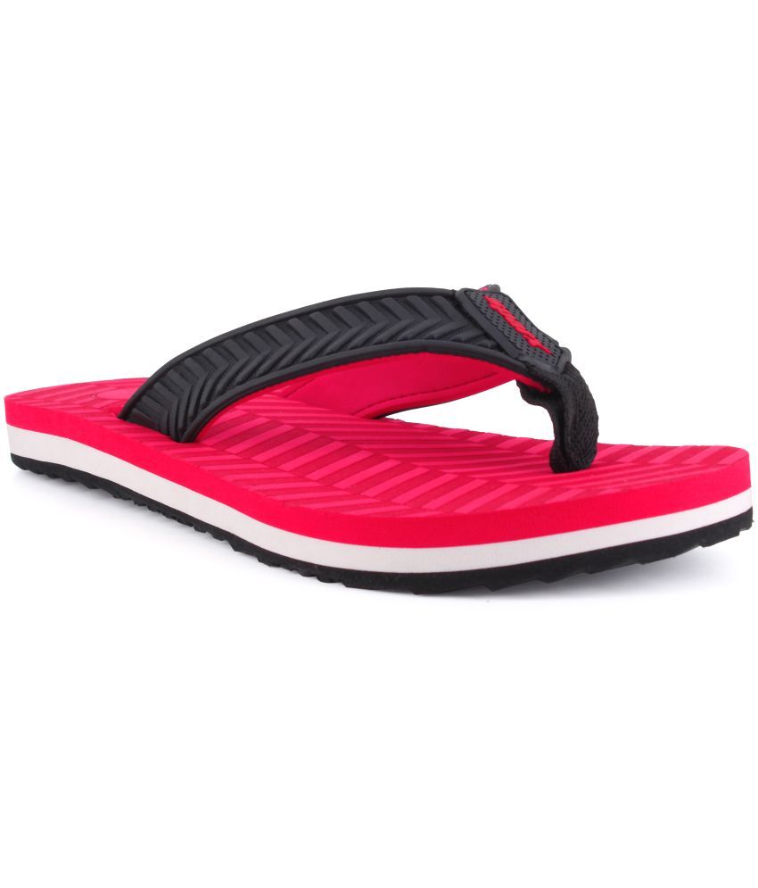     			Sparx Red Men's Thong Flip Flop