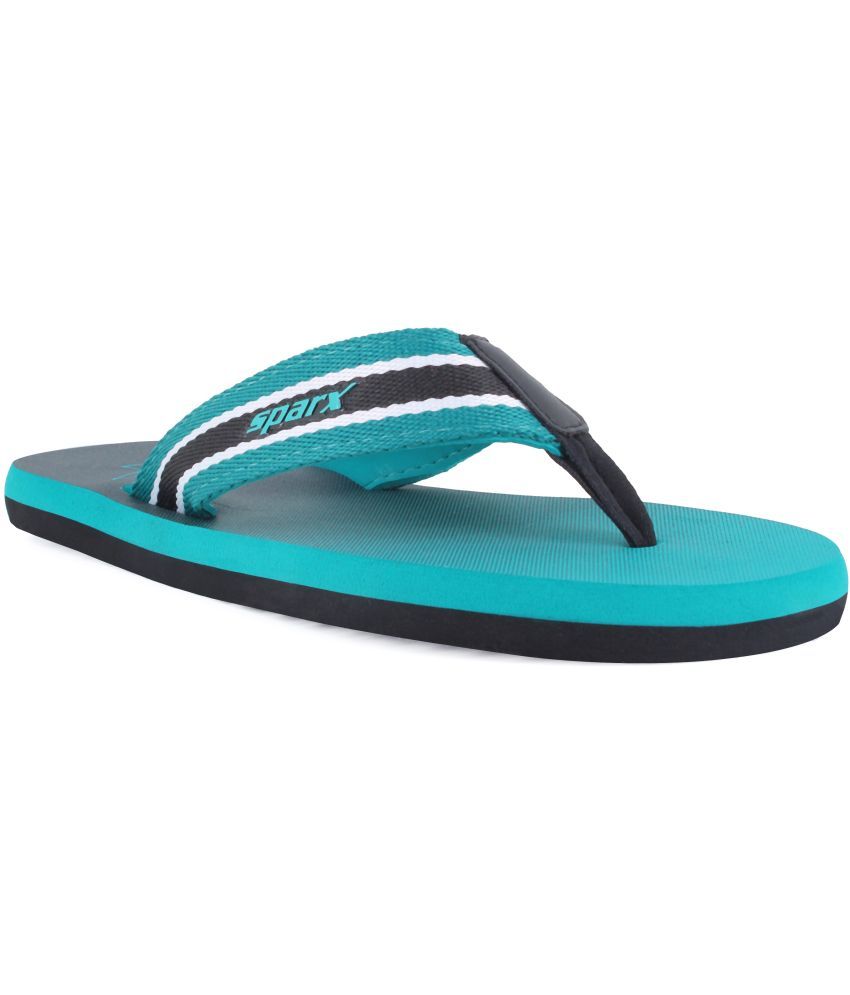     			Sparx Turquoise Men's Thong Flip Flop