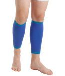 Flamingo premium Orthopedic Calf Support Leg Compression Sleeves for Sports, Gym, Running, Cycling, Jogging and Workout (pair) | calf muscle support for men & women | Color-Blue | Size-X-Large