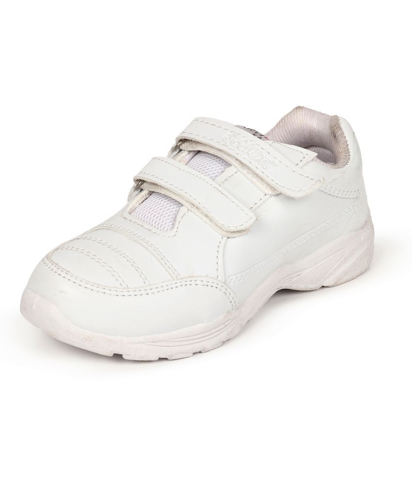     			Action - White Boy's School Shoes ( 1 Pair )
