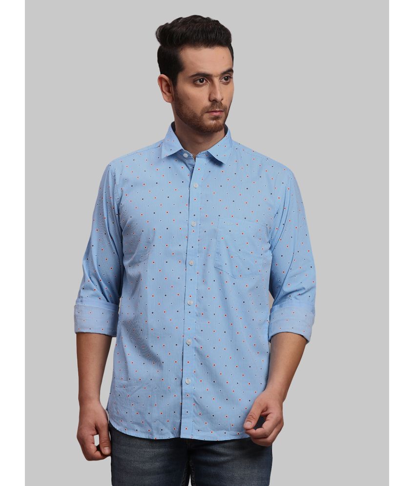     			Colorplus Cotton Regular Fit Full Sleeves Men's Casual Shirt - Blue ( Pack of 1 )