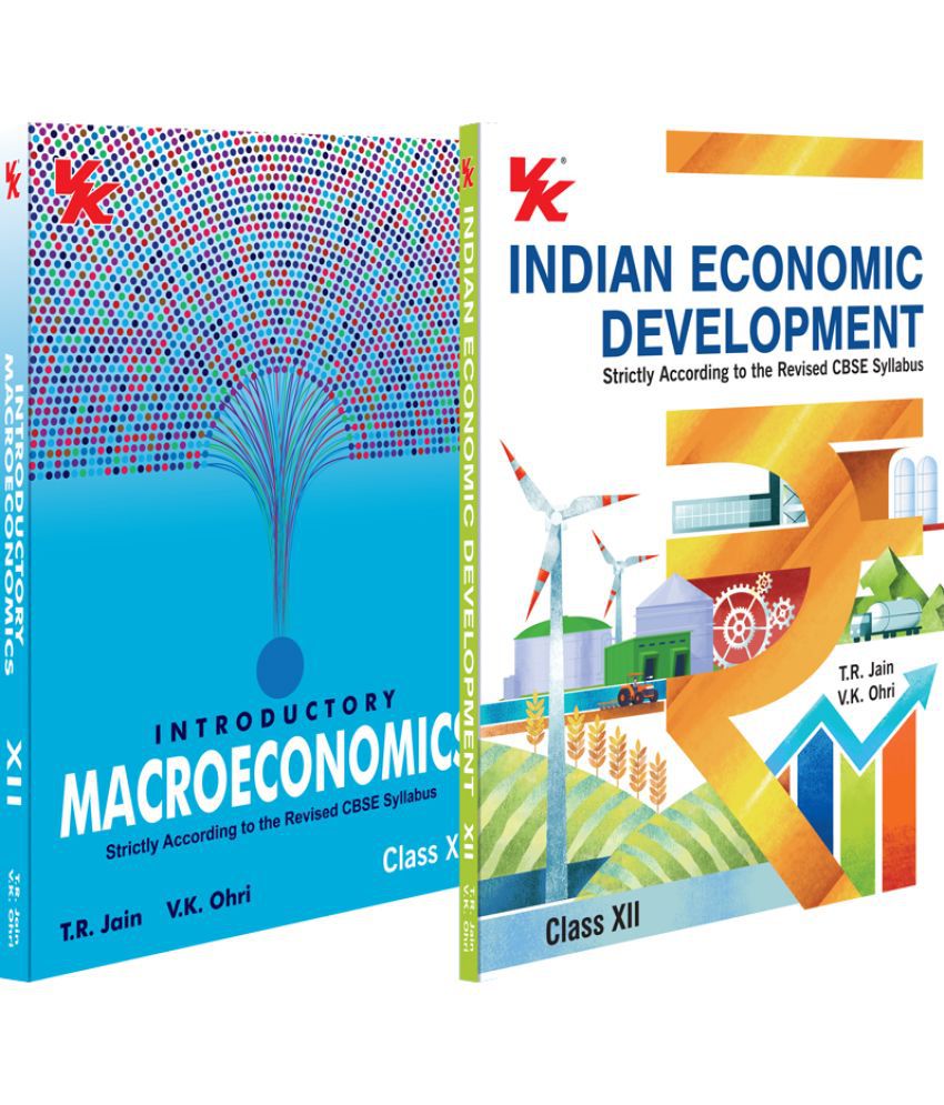     			Introductory Macroeconomics and Indian Economic Development Class 12 (Set of 2) | CBSE (NCERT Solved) | Examination 2024-2025 | By TR Jain & VK Ohri