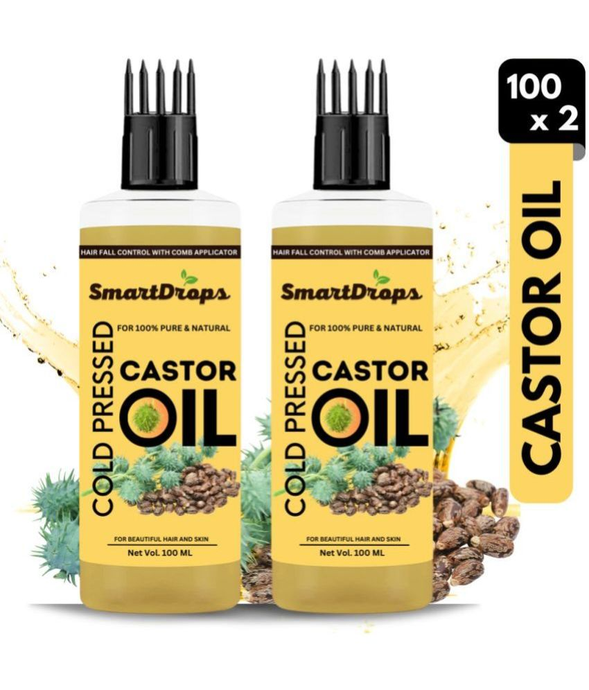     			Smartdrops Anti Hair Fall Castor Oil 200 ml ( Pack of 2 )