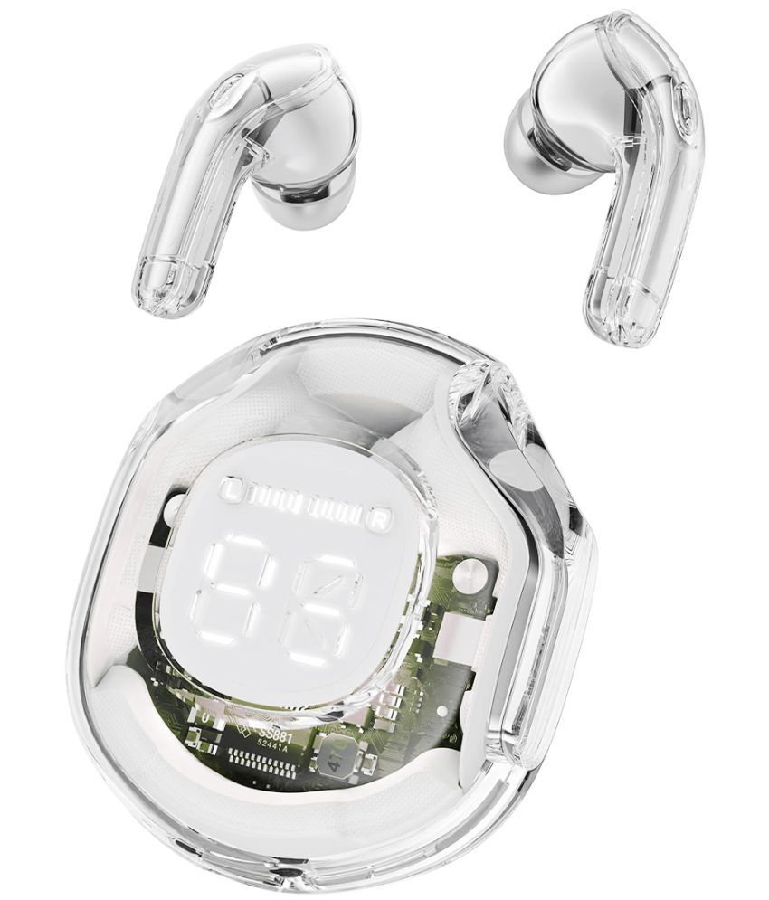     			Tecsox Ultrapod Pro In Ear Bluetooth Earbuds | 5 Hr PlayTime | IPX4(Splash Proof) Powerfull Bass TWS-Bluetooth Headphone V 5.1 White