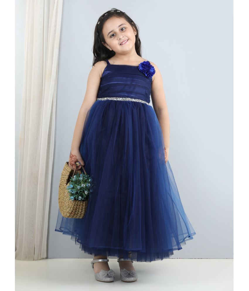     			Toy Balloon Kids Navy Blue Net Girls Gown ( Pack of 1 )