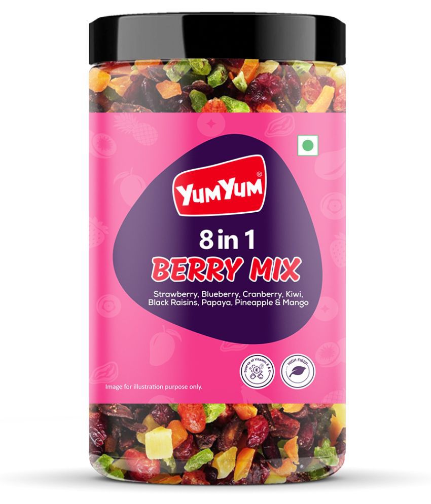     			YUM YUM Dried Berry Mix 400g - Cranberries, Raisins, Strawberries, Blueberry, Kiwi, Papaya, Pineapple, Mango
