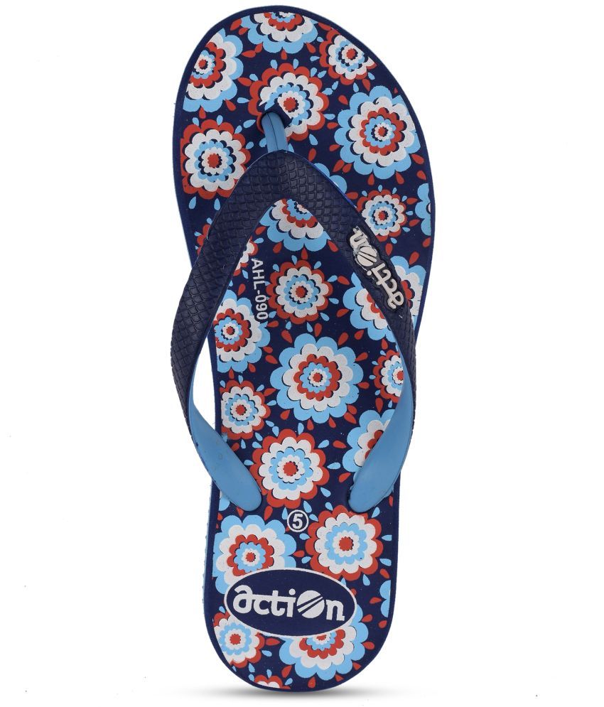     			Action Navy Blue Women's Daily Slipper