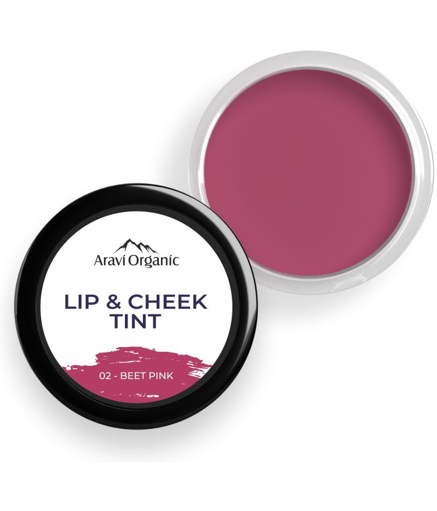     			Aravi Organic Beet Pink Lip & Cheek Tint LongLasting Color,Organic,Natural Look 8g