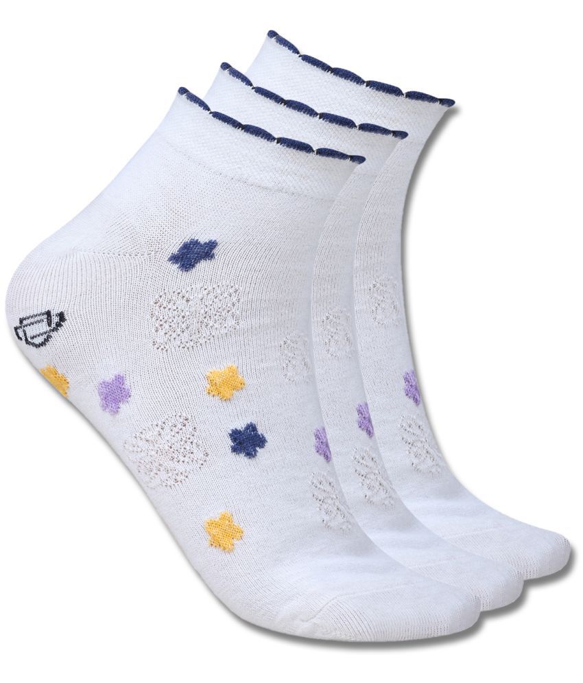     			Dollar Cotton Blend Men's Self Design Multicolor Ankle Length Socks ( Pack of 3 )