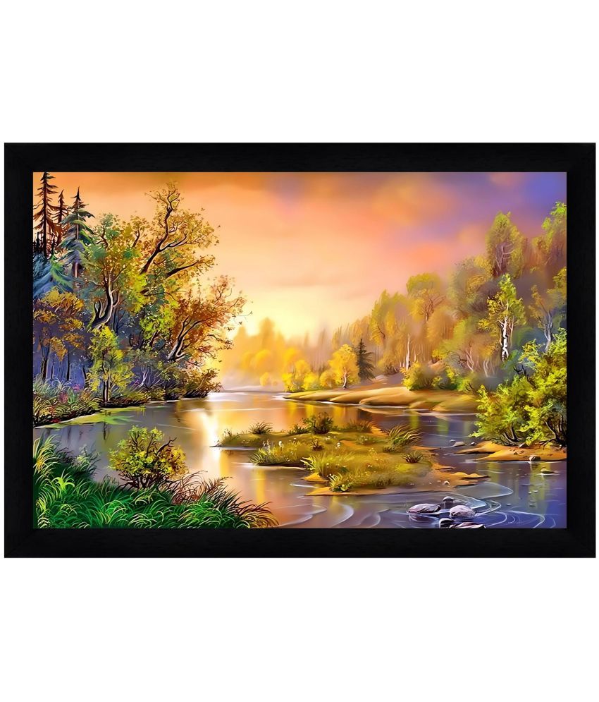     			Indianara Landscape Painting With Frame