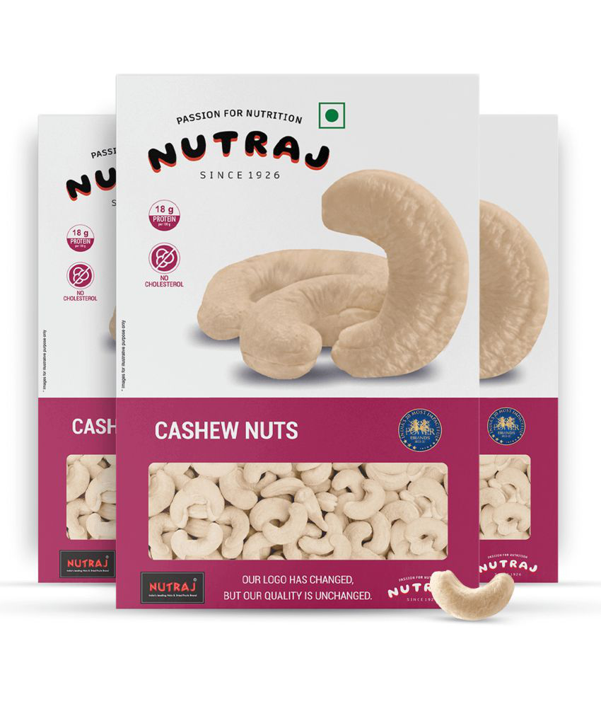     			Nutraj Cashews Nut 600g (200g X 3), Kaju 600g