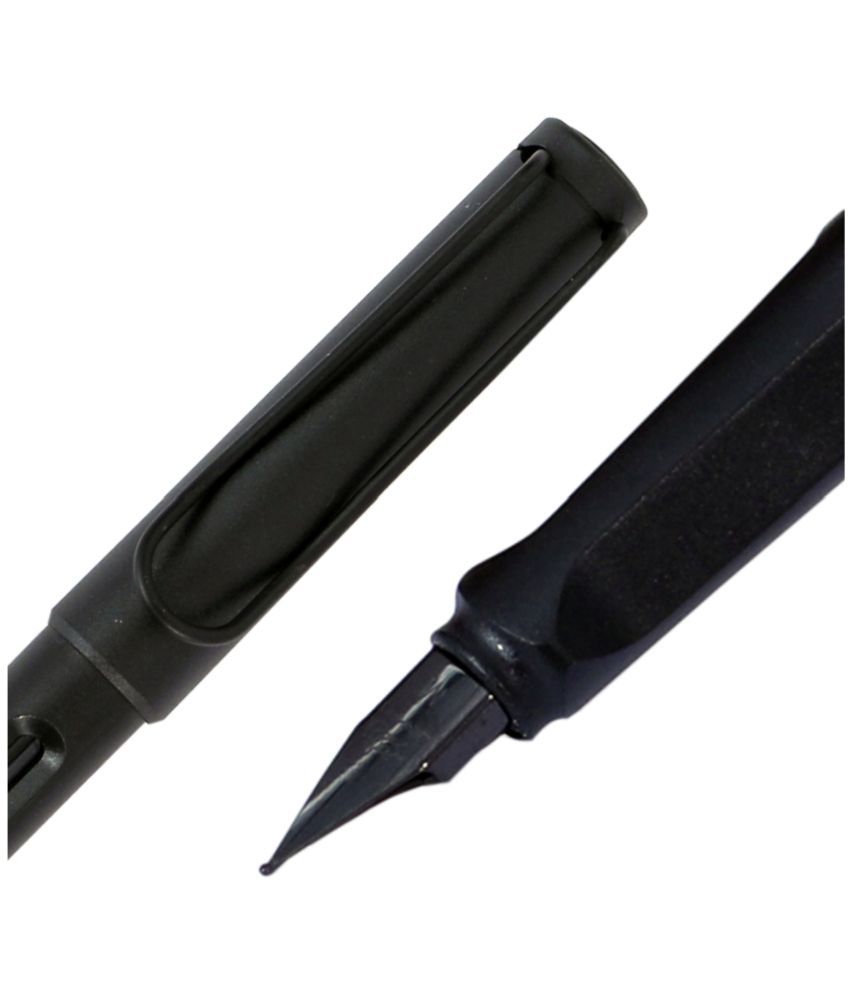     			OCULUS Black Medium Line Fountain Pen ( Pack of 1 )