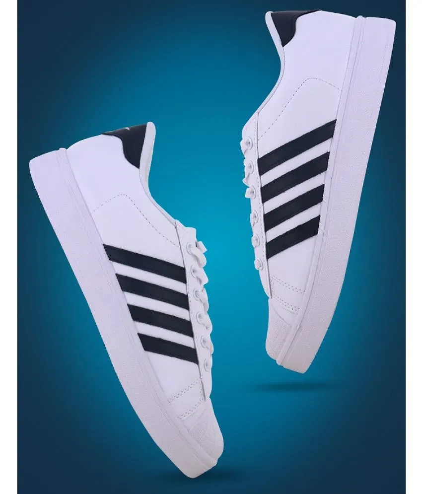 White on sale sneakers snapdeal