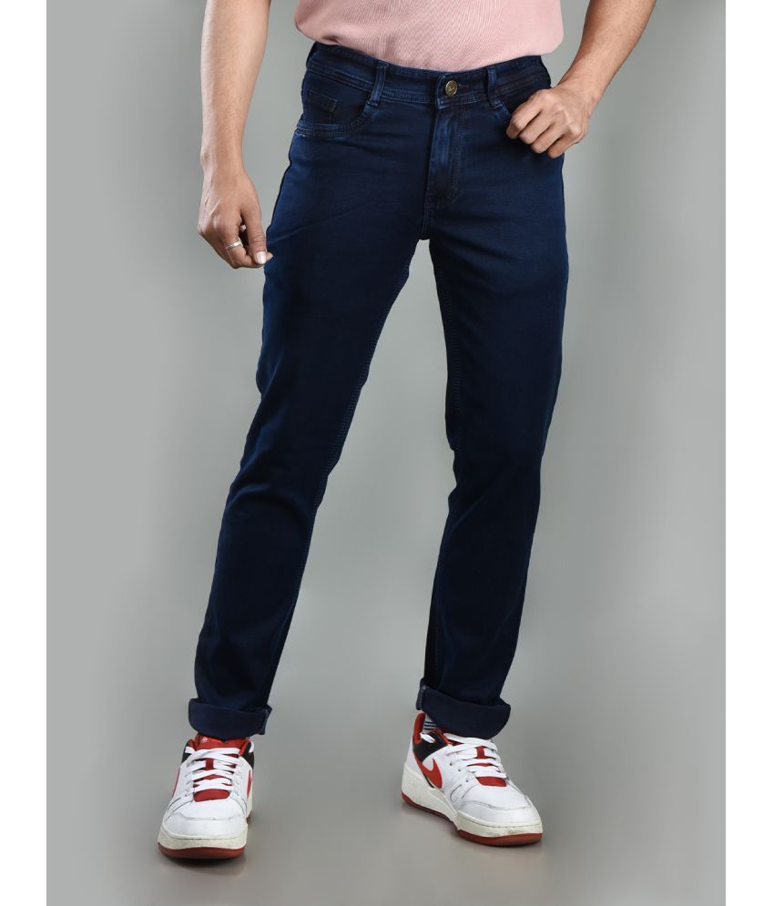     			Aflash Slim Fit Basic Men's Jeans - Dark Blue ( Pack of 1 )