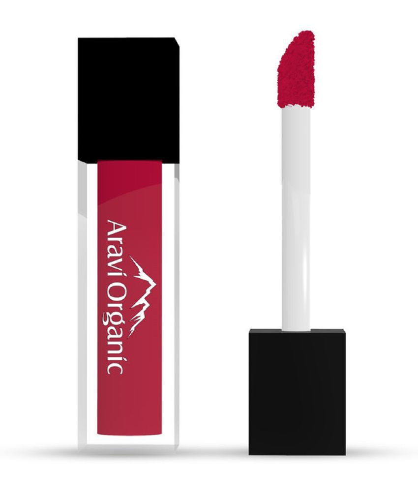     			Aravi Organic Matte Liquid Lipstick LongLasting & Ultra Smooth 1.5ml (Red Out)