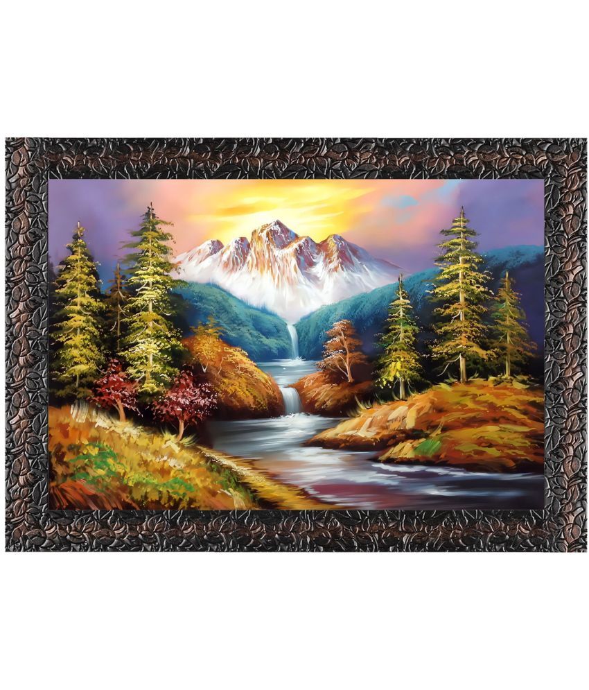     			Indianara Landscape Painting With Frame