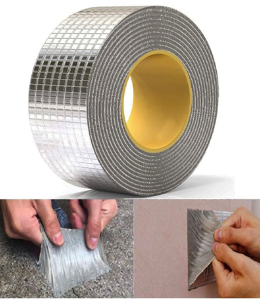     			Leakage Repair Silver Single Sided Duct Tape ( Pack of 1 )