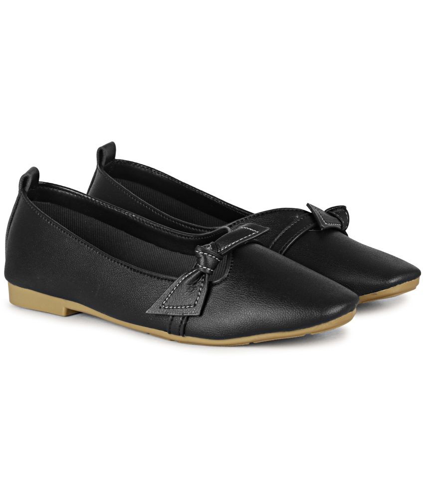     			Saheb Black Women's Casual Ballerinas