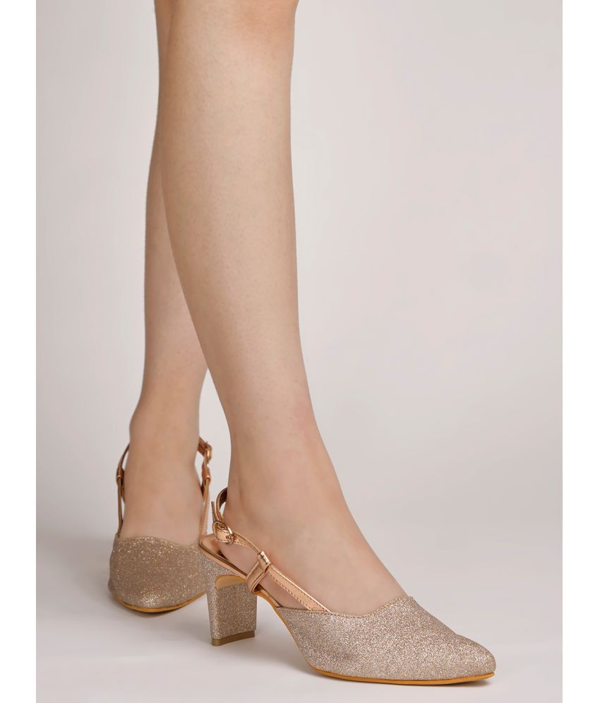     			Shoetopia Brown Women's Sandal Heels