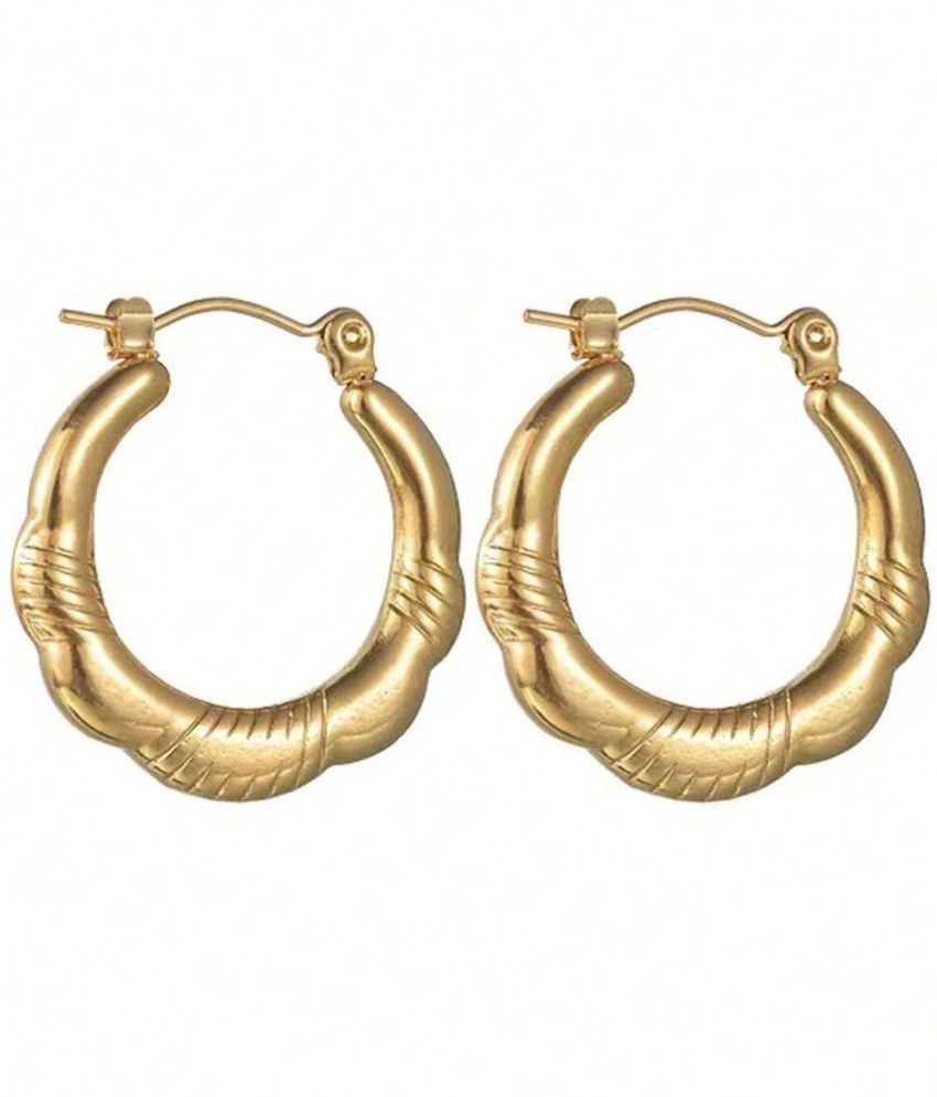     			Thrillz Gold Bali Earrings ( Pack of 1 )