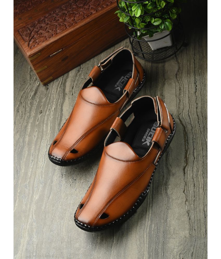    			Bucik - Tan Men's Sandals