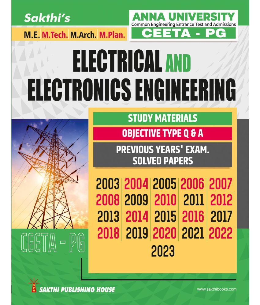     			CEETA-PG Electrical & Electronics Engineering Study Materials & Previous Years Solved Papers English