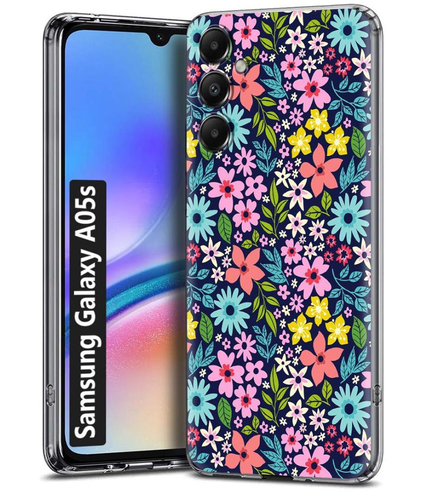     			Fashionury Multicolor Printed Back Cover Silicon Compatible For Samsung Galaxy A05s ( Pack of 1 )