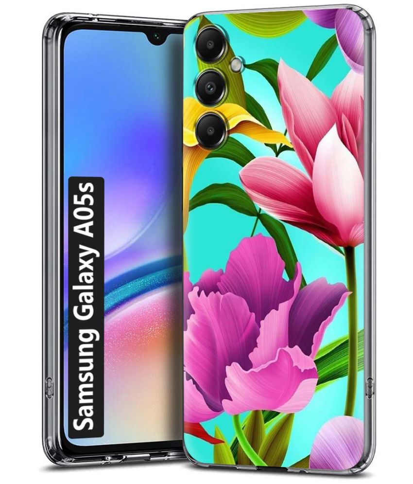     			Fashionury Multicolor Printed Back Cover Silicon Compatible For Samsung Galaxy A05s ( Pack of 1 )