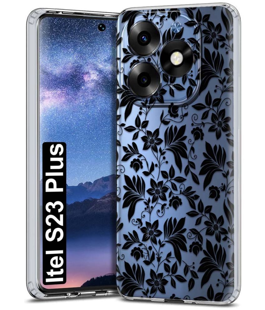     			Fashionury Multicolor Printed Back Cover Silicon Compatible For Itel S23 Plus ( Pack of 1 )