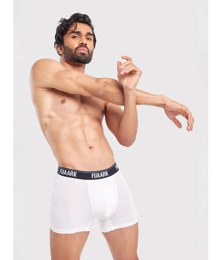     			Fuaark Modal Men's Trunks ( White ) Ultra Soft Modal