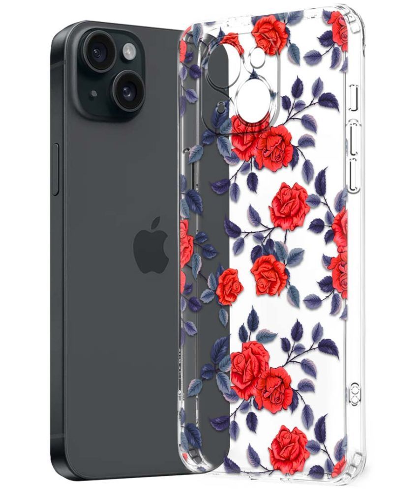     			NBOX Multicolor Printed Back Cover Silicon Compatible For Apple iPhone 15 Plus ( Pack of 1 )