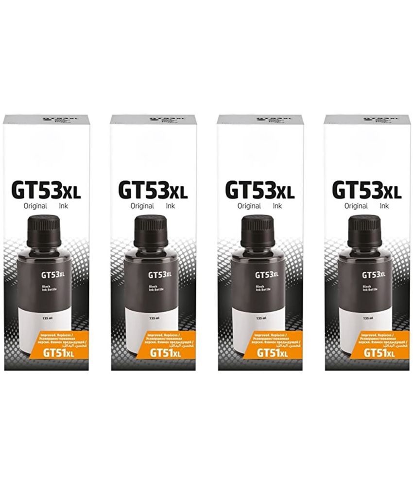     			TEQUO GT53 Ink For 416 Black Pack of 4 Cartridge for H_P GT53XL for H_P 315, 316, 319, 416, 500, 515, 525, 516, 530, 580, 585 Ink Bottle