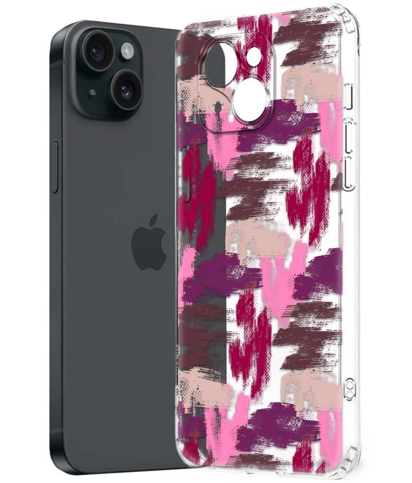     			Fashionury Multicolor Printed Back Cover Silicon Compatible For Apple iPhone 15 Plus ( Pack of 1 )