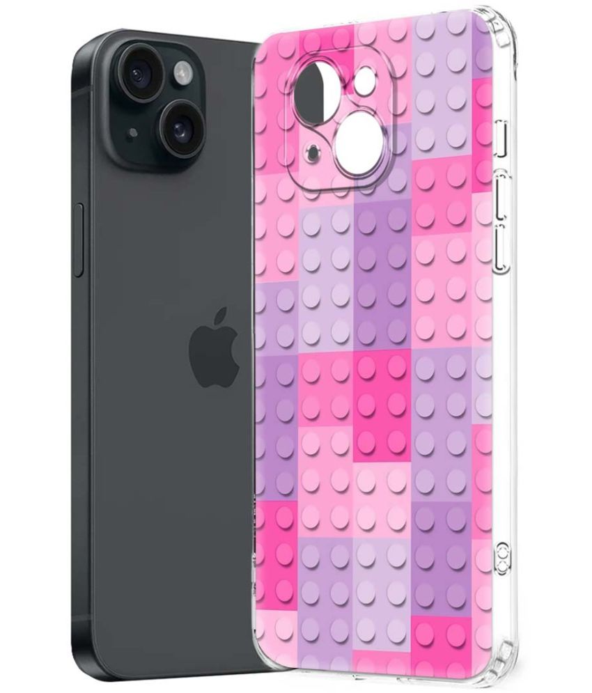     			Fashionury Multicolor Printed Back Cover Silicon Compatible For Apple iPhone 15 Plus ( Pack of 1 )