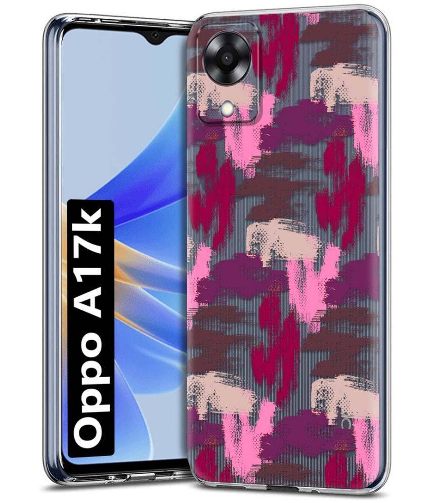     			Fashionury Multicolor Printed Back Cover Silicon Compatible For Oppo A17K ( Pack of 1 )