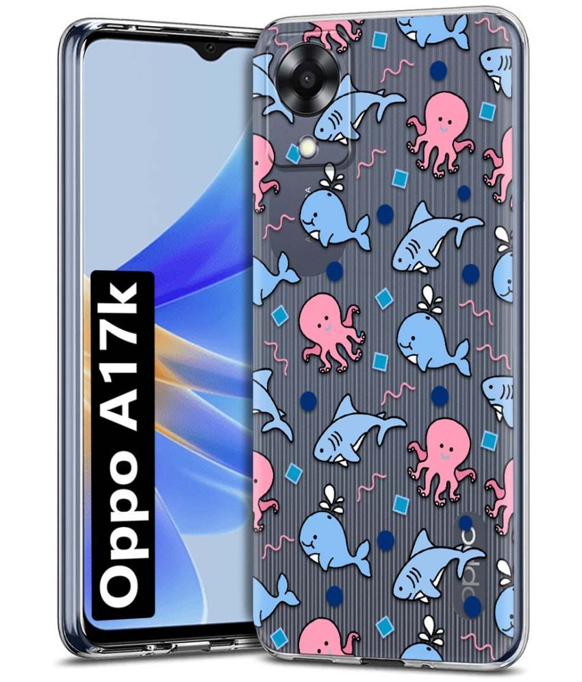     			Fashionury Multicolor Printed Back Cover Silicon Compatible For Oppo A17K ( Pack of 1 )