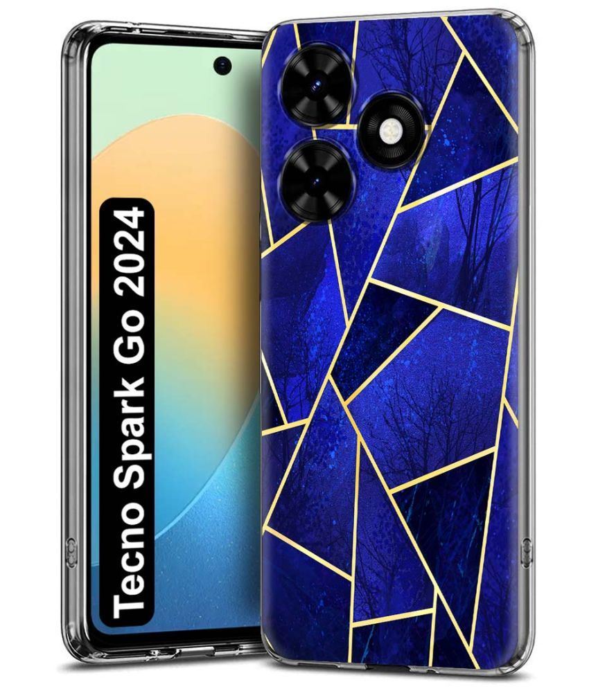     			Fashionury Multicolor Printed Back Cover Silicon Compatible For Tecno Spark Go 2024 ( Pack of 1 )