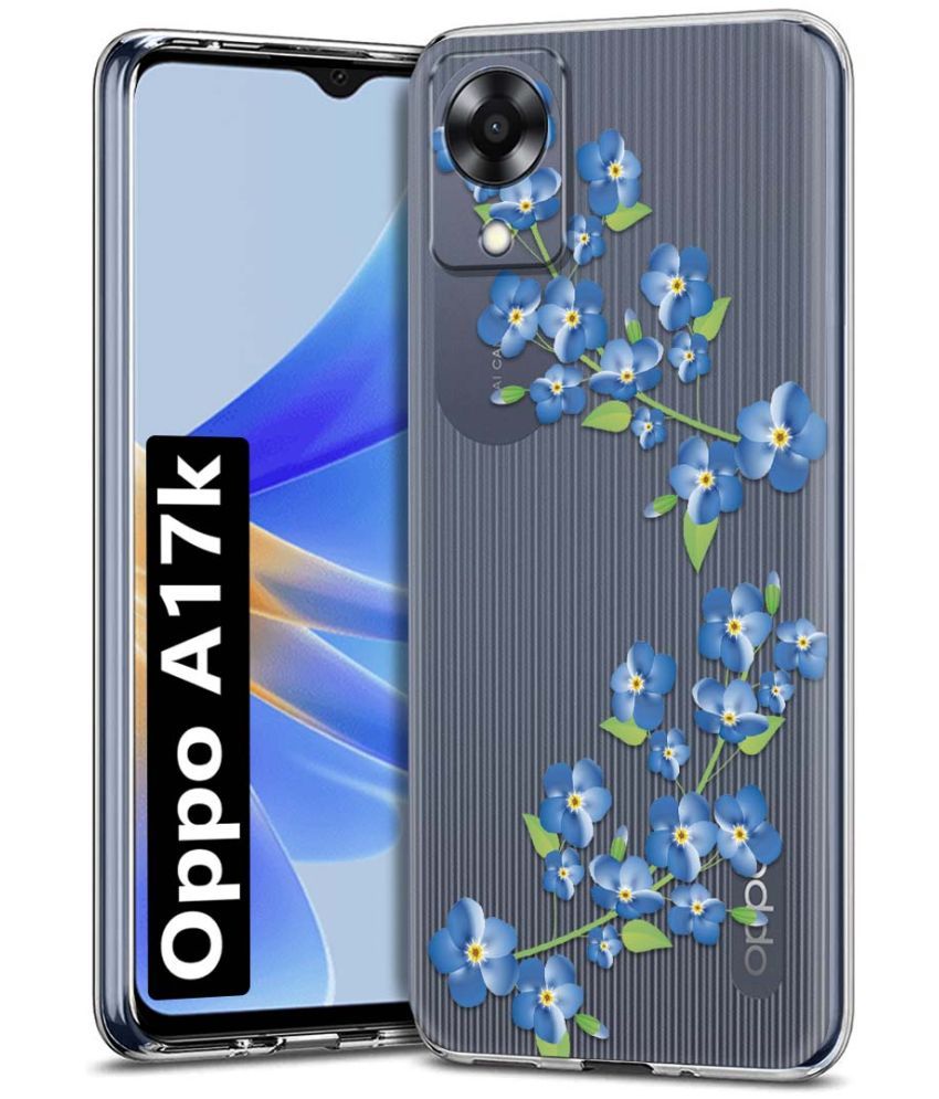     			Fashionury Multicolor Printed Back Cover Silicon Compatible For Oppo A17K ( Pack of 1 )