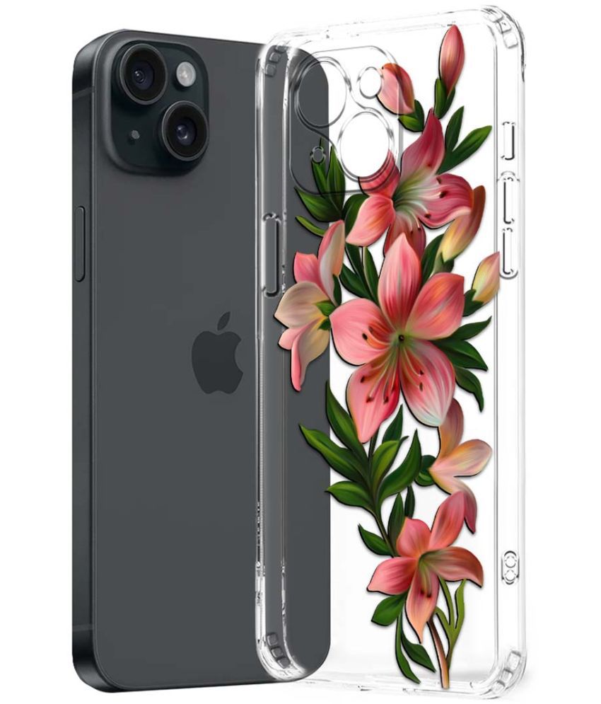     			Fashionury Multicolor Printed Back Cover Silicon Compatible For Apple iPhone 15 Plus ( Pack of 1 )
