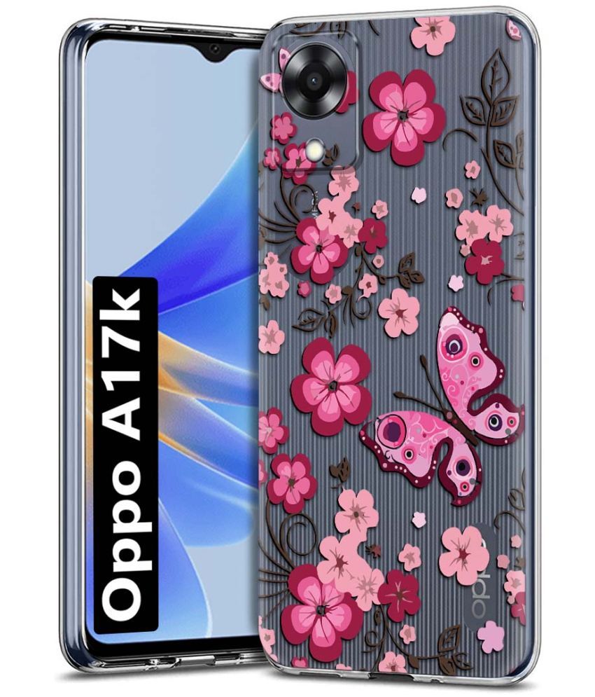     			Fashionury Multicolor Printed Back Cover Silicon Compatible For Oppo A17K ( Pack of 1 )