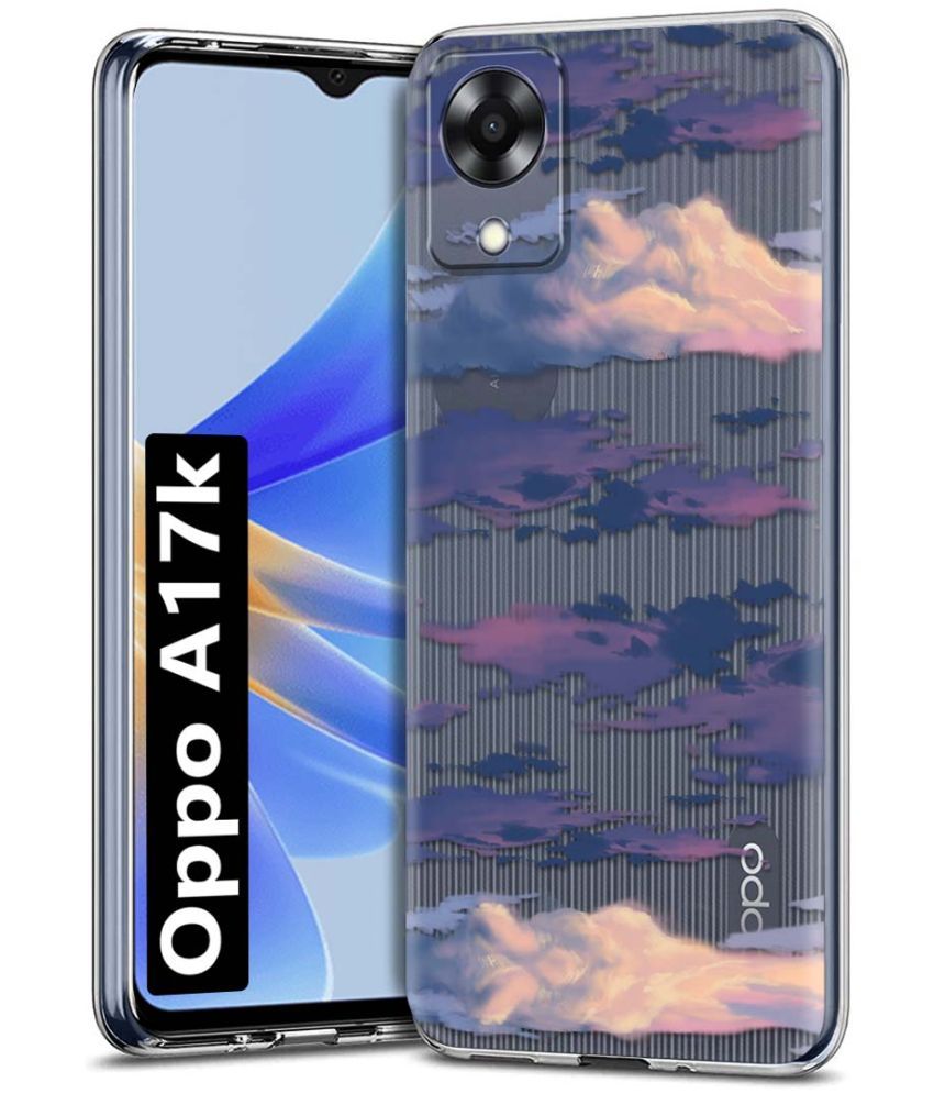     			Fashionury Multicolor Printed Back Cover Silicon Compatible For Oppo A17K ( Pack of 1 )