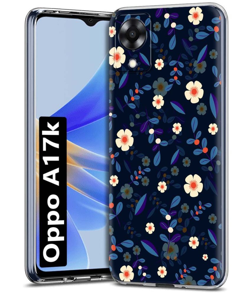     			Fashionury Multicolor Printed Back Cover Silicon Compatible For Oppo A17K ( Pack of 1 )