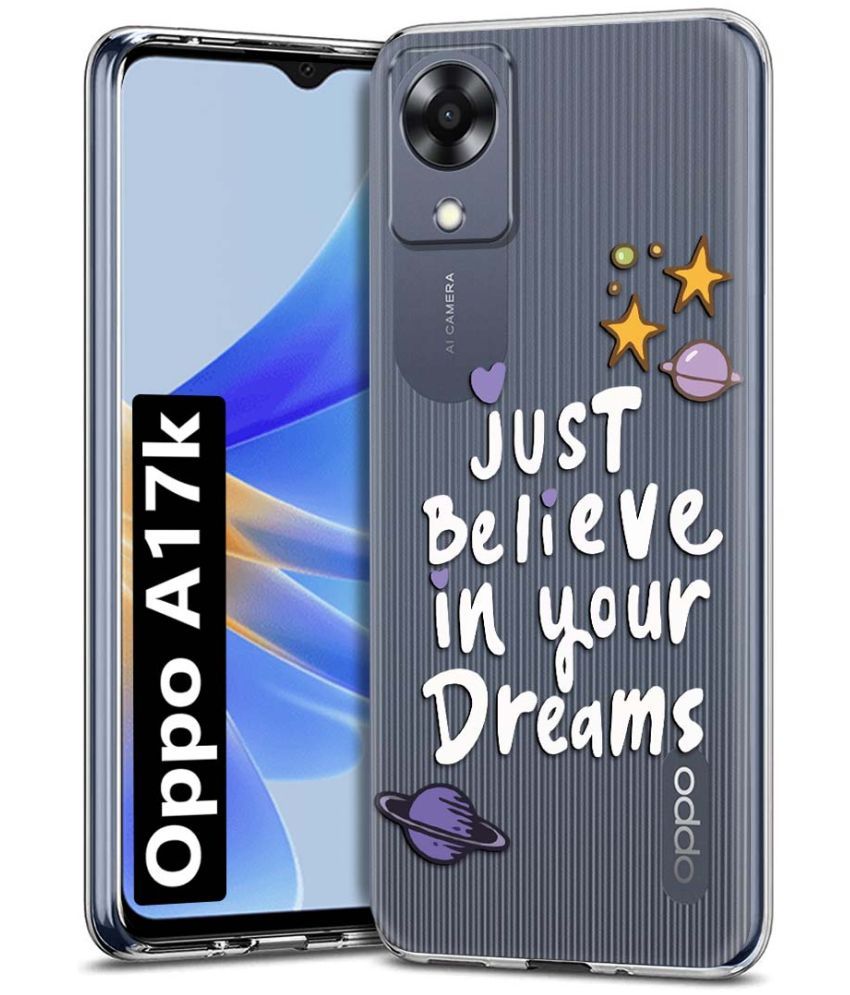     			Fashionury Multicolor Printed Back Cover Silicon Compatible For Oppo A17K ( Pack of 1 )