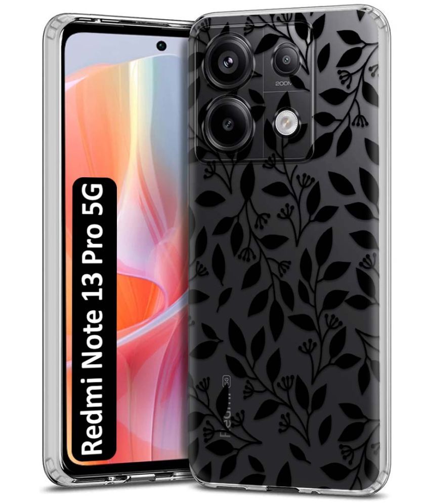     			Fashionury Multicolor Printed Back Cover Silicon Compatible For Redmi Note 13 Pro 5G ( Pack of 1 )