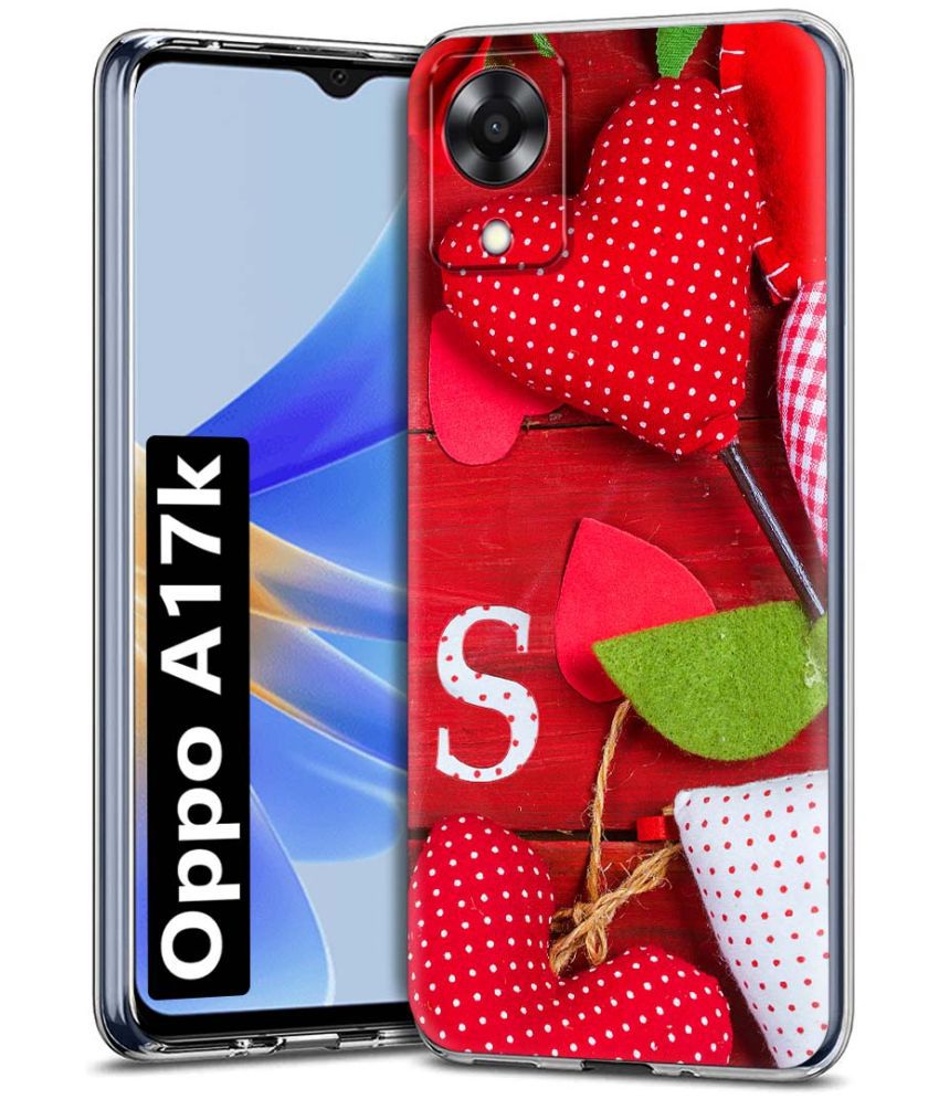     			Fashionury Multicolor Printed Back Cover Silicon Compatible For Oppo A17K ( Pack of 1 )