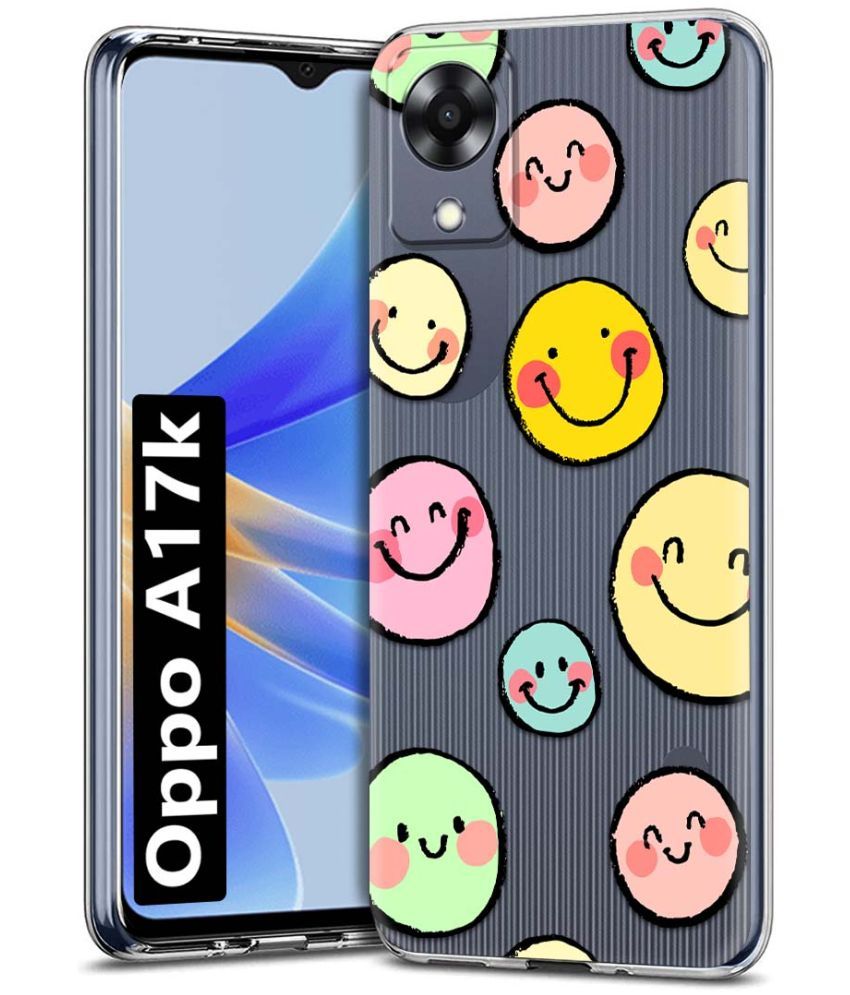     			Fashionury Multicolor Printed Back Cover Silicon Compatible For Oppo A17K ( Pack of 1 )