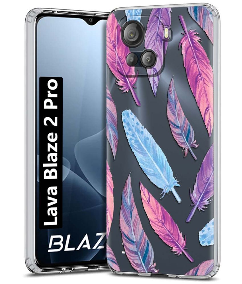     			NBOX Multicolor Printed Back Cover Silicon Compatible For Lava Blaze 2 Pro ( Pack of 1 )