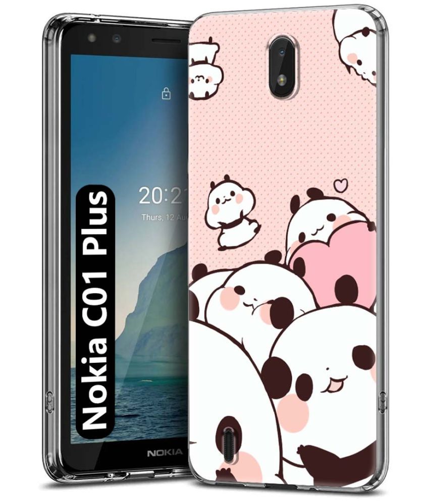     			NBOX Multicolor Printed Back Cover Silicon Compatible For Nokia C01 Plus ( Pack of 1 )