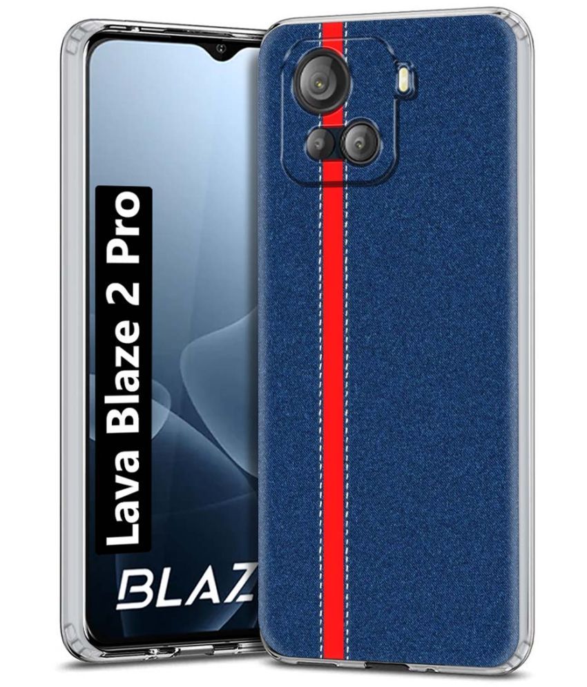     			NBOX Multicolor Printed Back Cover Silicon Compatible For Lava Blaze 2 Pro ( Pack of 1 )