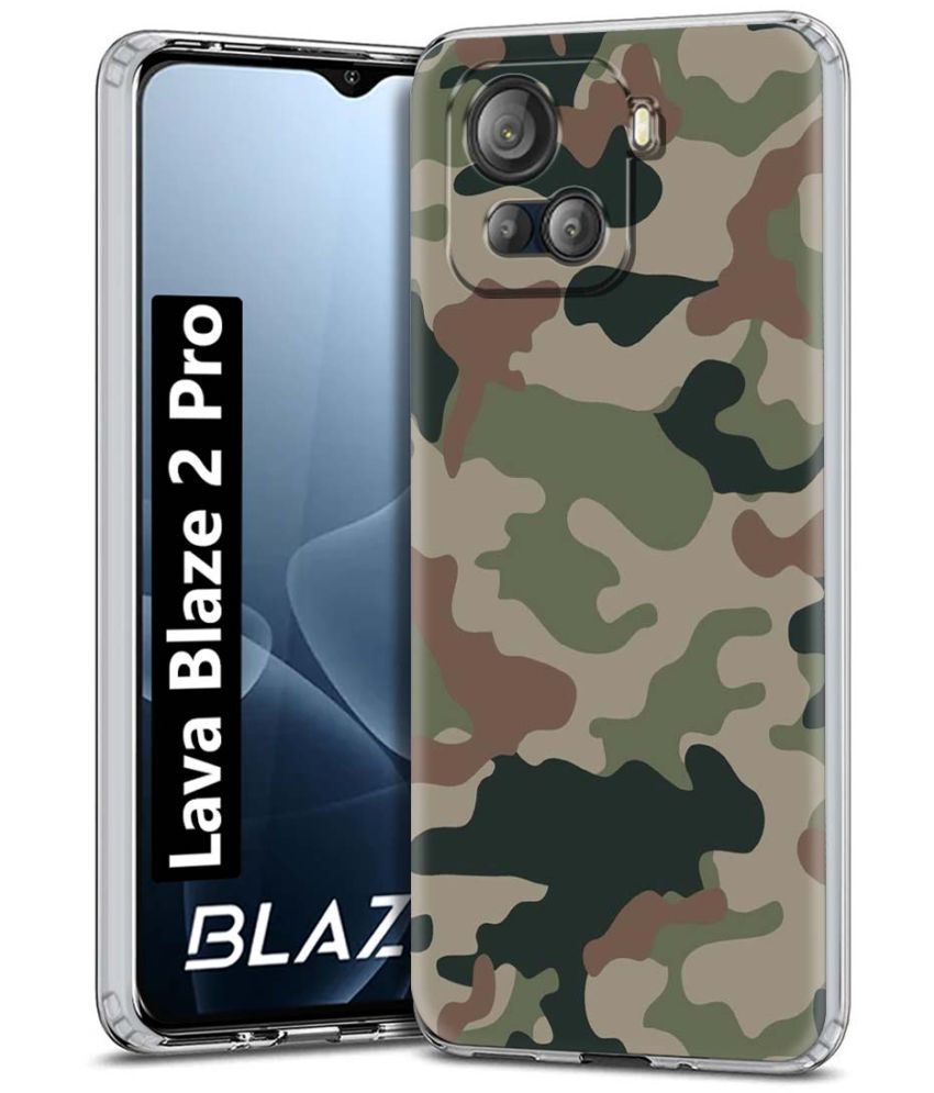     			NBOX Multicolor Printed Back Cover Silicon Compatible For Lava Blaze 2 Pro ( Pack of 1 )